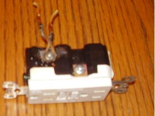 EV Project Burned Outlet