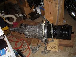 EV conversion motor coupled from top